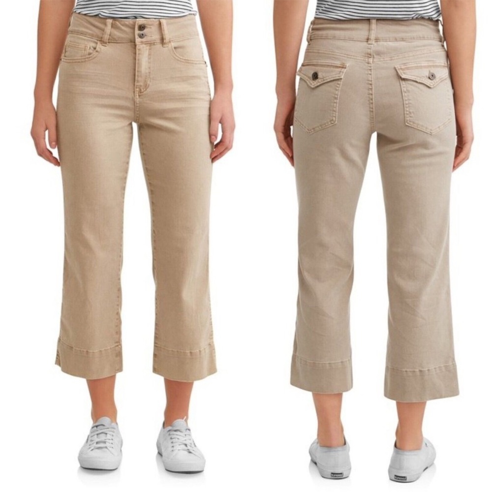 NWT Wide Leg Khaki Pants
